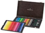 Faber Castell Kleurpotlood Faber-Castell Polychromos assorti kist á 48    stuks met accessoires