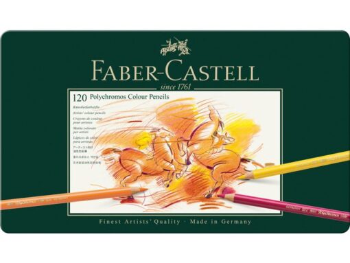 Faber Castell Kleurpotlood Faber-Castell Polychromos 3,8mm kerndikte blik à 120 stuks