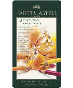 Faber Castell Kleurpotlood Faber-Castell Polychromos 3,8mm kerndikte etui à 12 stuks