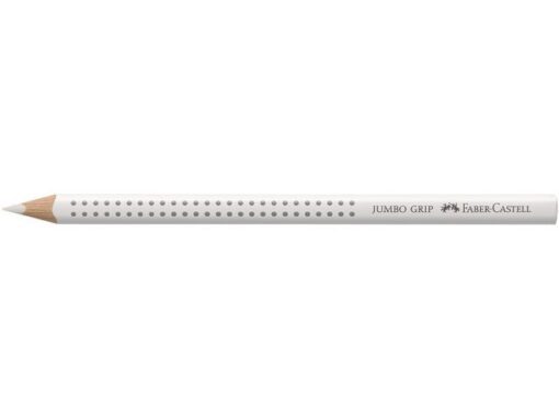 Faber Castell Kleurpotlood Faber-Castell Jumbo GRIP 01 wit