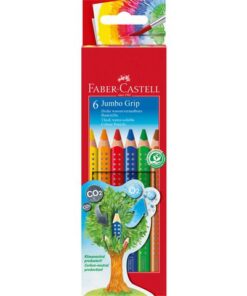 Faber Castell Kleurpotlood Faber-Castell Jumbo GRIP etui à 6 stuks