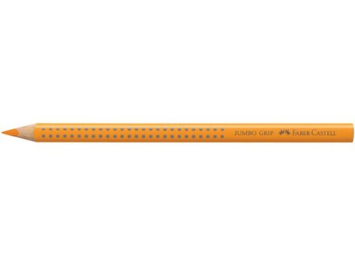Faber Castell Kleurpotlood Faber-Castelll Jumbo GRIP 09 donkergeel chroom