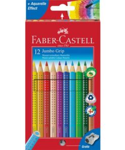 Faber Castell Kleurpotlood Faber-Castell Jumbo GRIP etui à 12 stuks