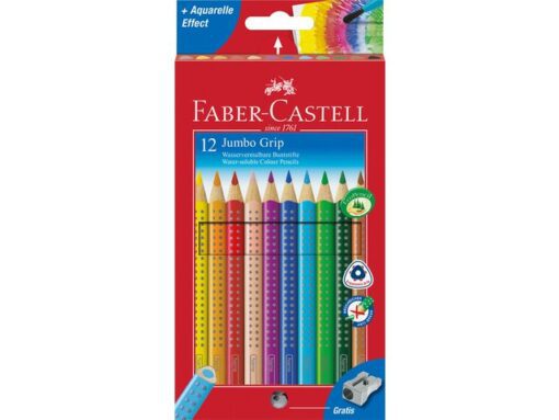 Faber Castell Kleurpotlood Faber-Castell Jumbo GRIP etui à 12 stuks