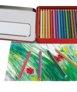 Faber Castell Kleurpotlood Faber-Castell Jumbo GRIP etui met 16 stuks     assorti