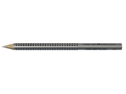 Faber Castell Kleurpotlood Faber-Castell Jumbo GRIP 82 zilver