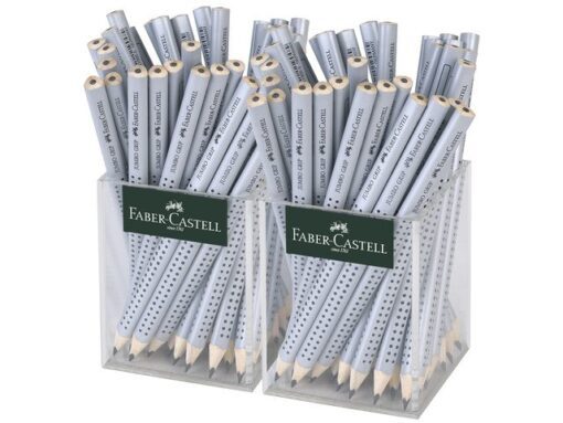 Faber Castell Potlood Faber-Castell Jumbo Grip 2 kokers van 36 stuks      zilver