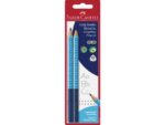 Faber Castell Potloodset 2st. Jumbo met grip in blister.Hardheid B.