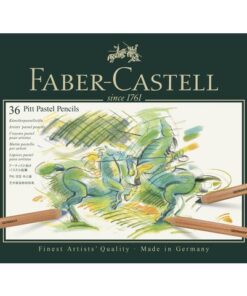 Faber Castell Pastelpotlood Faber-Castell Pitt metalen etui a 36 stuks
