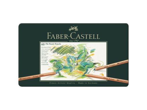 Faber Castell Pastelpotlood Faber-Castell Pitt metalen etui a 60 stuks