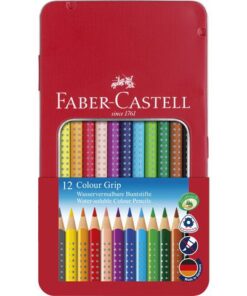 Faber Castell Kleurpotlood Faber-Castell Colour Grip 2001 metalen etui a  12 stuks