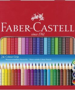 Faber Castell Kleurpotlood Faber-Castell Grip 2001 metalen etui a 24 stuks