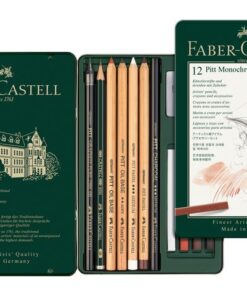 Faber Castell Pitt Monochrome set Faber-Castell 12-delig medium