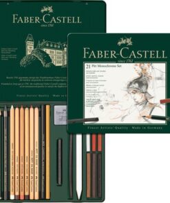 Faber Castell Pitt Monochrome set Faber-Castell 21-delig medium
