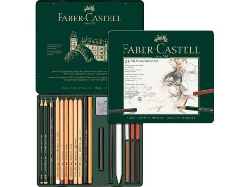 Faber Castell Pitt Monochrome set Faber-Castell 21-delig medium