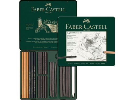 Faber Castell Houtskoolset Faber-Castell Pitt Monochrome 24-delig