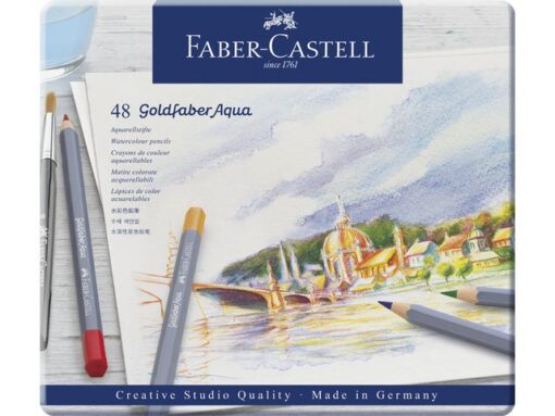 Faber Castell Aquarelkleurpotlood Faber-Castell Goldfaber etui 48 stuks