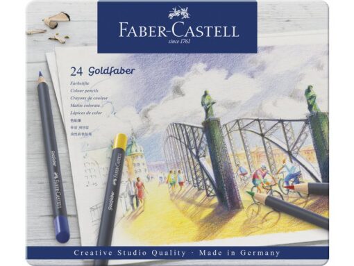Faber Castell Kleurpotlood Faber-Castell Goldfaber etui à 24 stuks