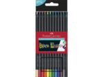 Faber Castell Kleurpotloden Faber-Castell Black Edition in kartonnen etui á 12 stuks