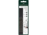 Faber Castell Houtskool Faber-Castell Pitt Monochrome 3 stuks op blister