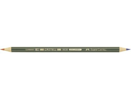 Faber Castell Kopieerpotlood Faber-Castell Document 9608 Rood/blauw