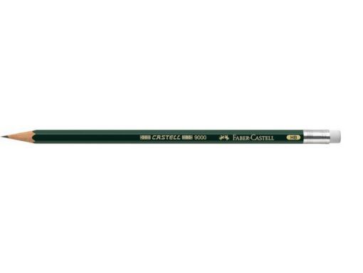 Faber Castell Potlood Faber-Castell 9000 HB met gum