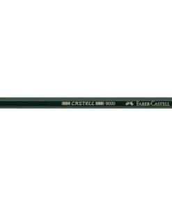 Faber Castell Potlood Faber-Castell 9000 B met gum