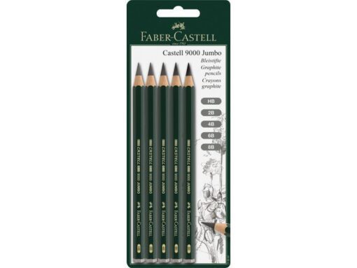 Faber Castell Potloodset Faber-Castell 9000 Jumbo 5 hardheden