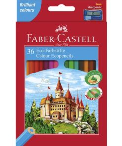Faber Castell Kleurpotlood Faber-Castell Castle zeskantig karton etui met 36 stuks