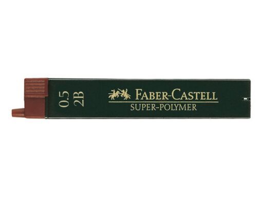 Faber Castell Potloodstiftjes Faber-Castell Super-Polymer 0,5mm 2B