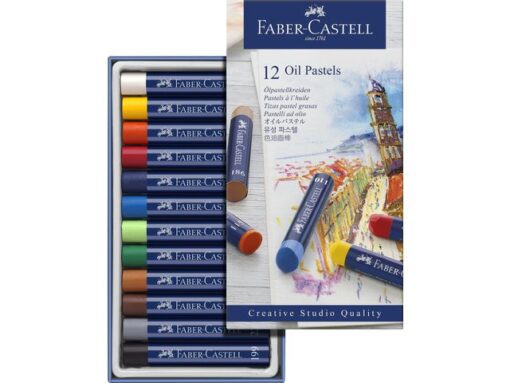 Faber Castell Oliepastels Faber-Castell Creative Studio etui a 12 stuks