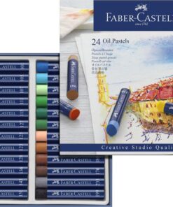 Faber Castell Oliepastels Faber-Castell Creative Studio etui a 24 stuks.