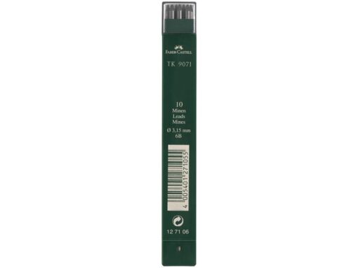 Faber Castell Potloodstiftjes Faber-Castell TK9071 3,15mm 6B