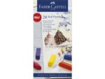 Faber Castell Pastelkrijt Faber-Castell halve lengte etui à 24 stuks
