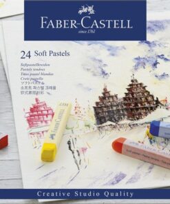 Faber Castell Pastelkrijt Faber-Castell Creative Studio Softpastel 24     delig etui