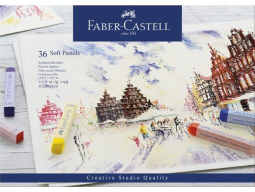 Faber Castell Pastelkrijt Faber-Castell Creative Studio Softpastel 36     delig etui
