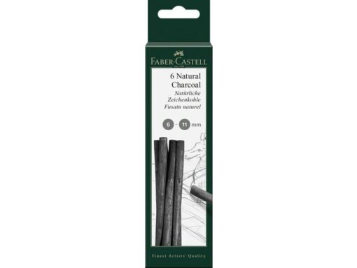 Faber Castell Houtskool Faber-Castell Pitt Monochrome 6-11 mm op blister