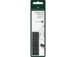 Faber Castell Houtskool Faber-Castell Pitt Monochrome geperst ES 3 stuks  blister
