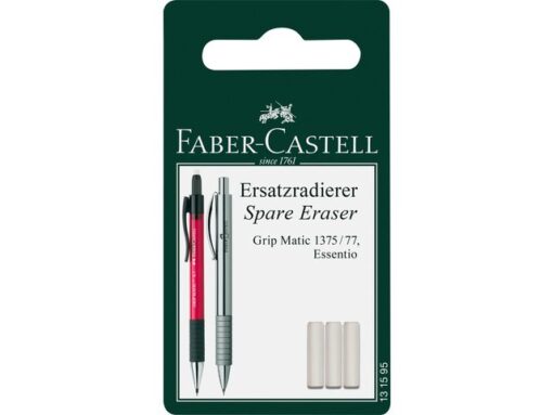 Faber Castell reservegum Faber-Castell voor de Grip Matic 1375/77 en      Essentio