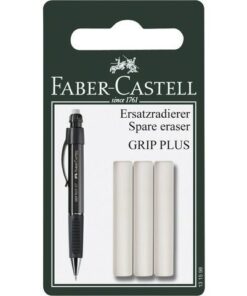 Faber Castell Reservegum Faber-Castell voor GRIP Plus blister a 3 stuks