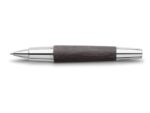Faber Castell rollerball Faber-Castell E-motion perenhout chroom/zwart