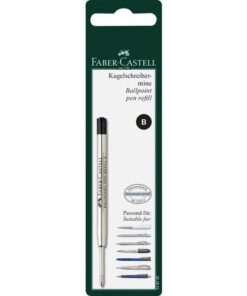 Faber Castell Vulling Faber-Castell Hexo balpen, B, Zwart op blisterkaart