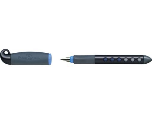 Faber Castell schoolvulpen Faber-Castell Scribolino RH zwart/blauw