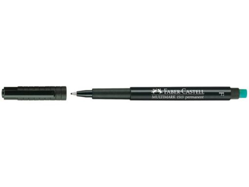 Faber Castell Marker Faber-Castell Multimark permanent F zwart