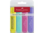 Faber Castell tekstmarker Faber-Castell 1546 etui met 4 stuks assorti