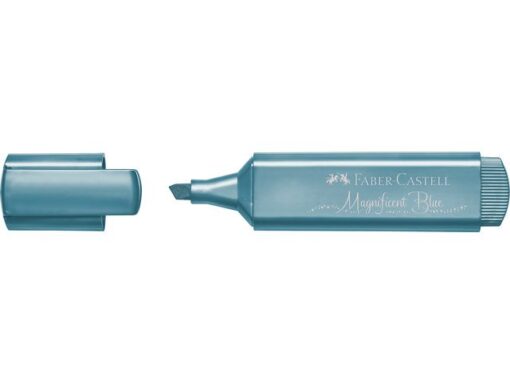 Faber Castell Tekstmarker Faber-Castell 46 metallic blauw