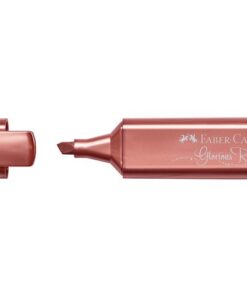 Faber Castell Tekstmarker Faber-Castell 46 metallic rood