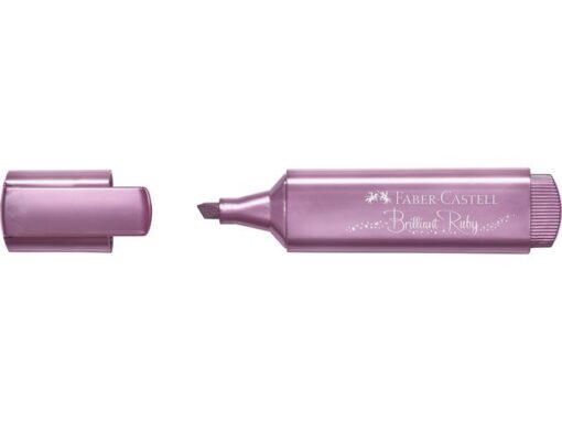 Faber Castell Tekstmarker Faber-Castel Metallic robijn