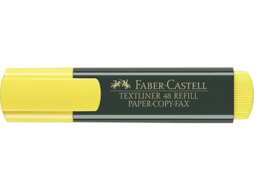 Faber Castell tekstmarker Faber-Castell 48 neon geel