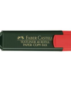 Faber Castell tekstmarker Faber-Castell neon 48 rood